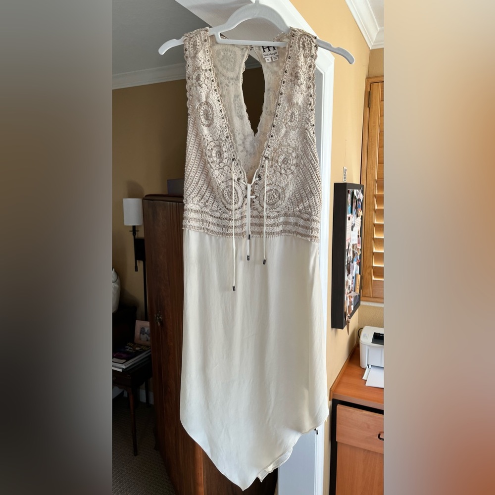 Stunning haute hippie silk dress or top